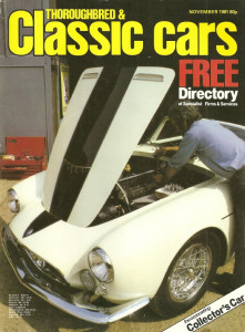 THOROUGHBRED & CLASSIC CARS 1981 NOV - 250GT, ALFA 412